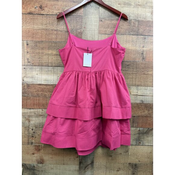 Sugarlips Beatriz Fuchsia Layered Mini Dress Large NEW with tags - Picture 6 of 8